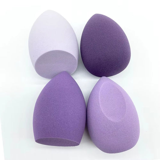 4Pcs Makeup Sponge Powder Puff Dry and Wet Combined Beauty Cosmetic Egg Foundation Powder Puff Bevel Cut Make up Sponge Tools