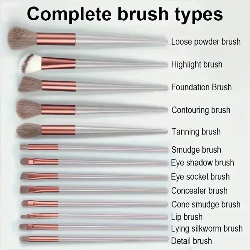 Makeup Brush Set Soft Fluffy Professiona Cosmetic Foundation Powder Eyeshadow Kabuki Blending Make up Brush Beauty Tool Makeup