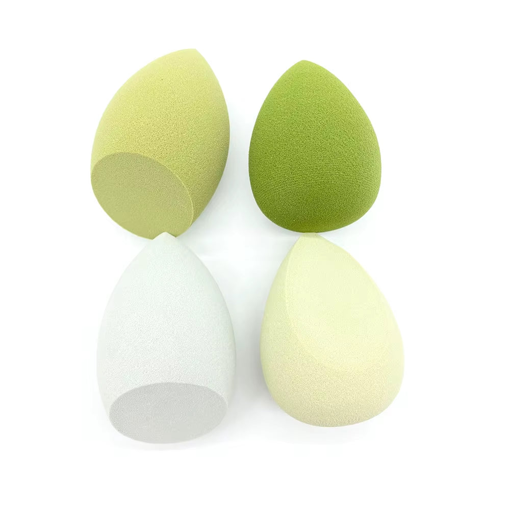 4Pcs Makeup Sponge Powder Puff Dry and Wet Combined Beauty Cosmetic Egg Foundation Powder Puff Bevel Cut Make up Sponge Tools