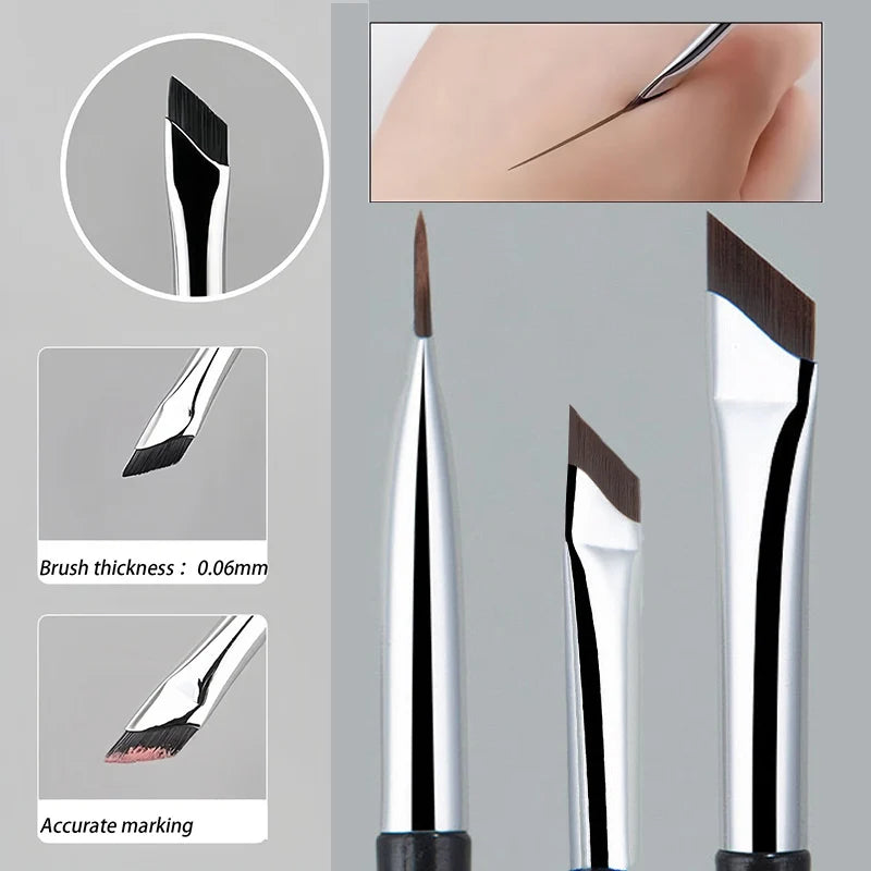 The Upgrade Blade Eyeliner Brush Ultra Thin Fine Angle Flat Eyebrow Brush under the Eyes Place Precise Detail Brush